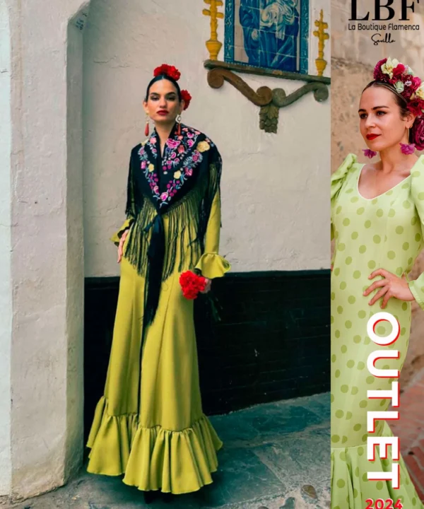 LBF Traje de  flamenca Isabel. Talla 36
