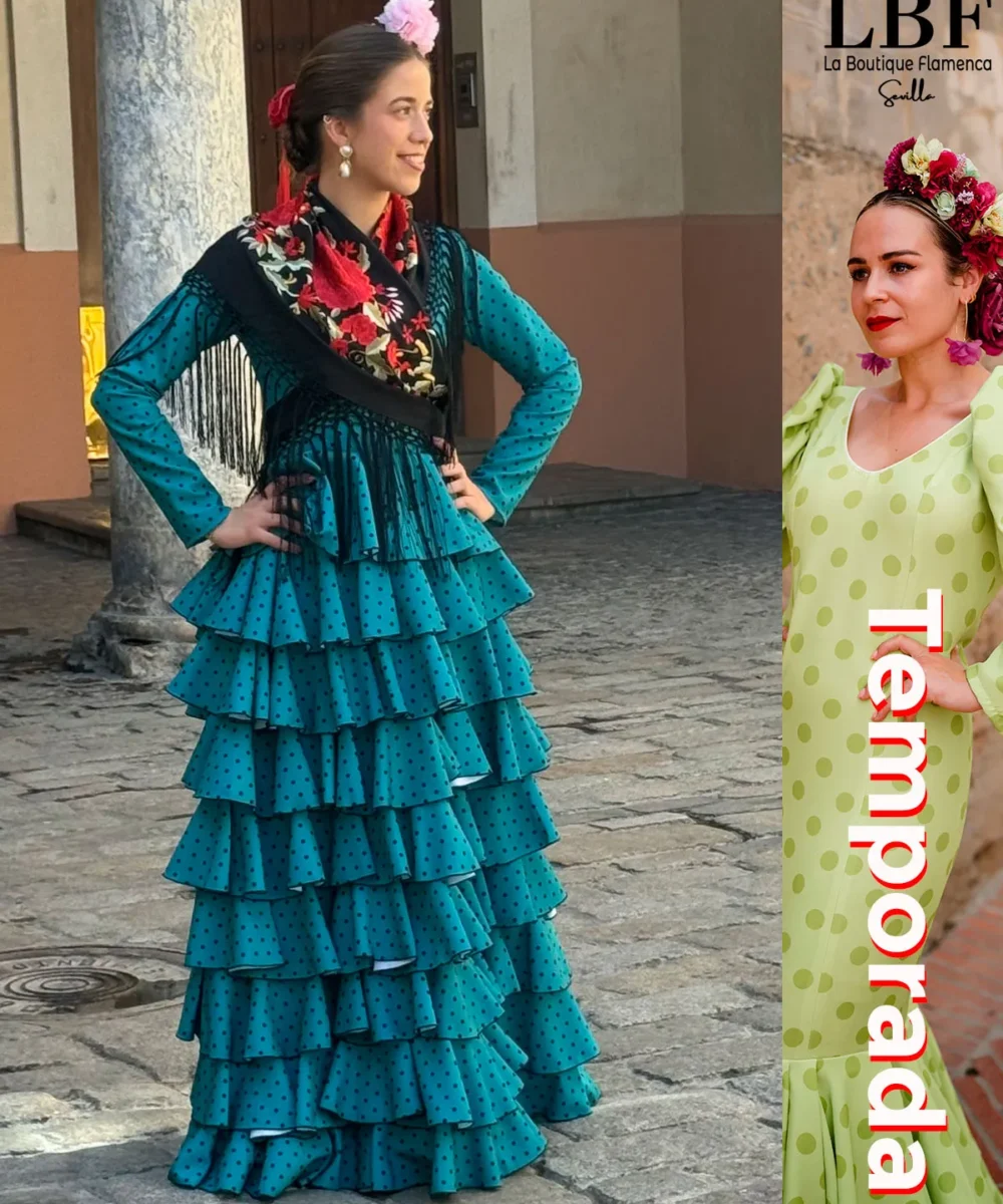 LBF Traje flamenca strech. Talla 38