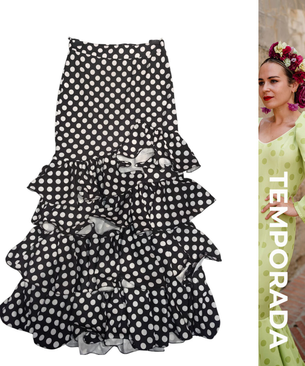 LBF Falda flamenca Lycra