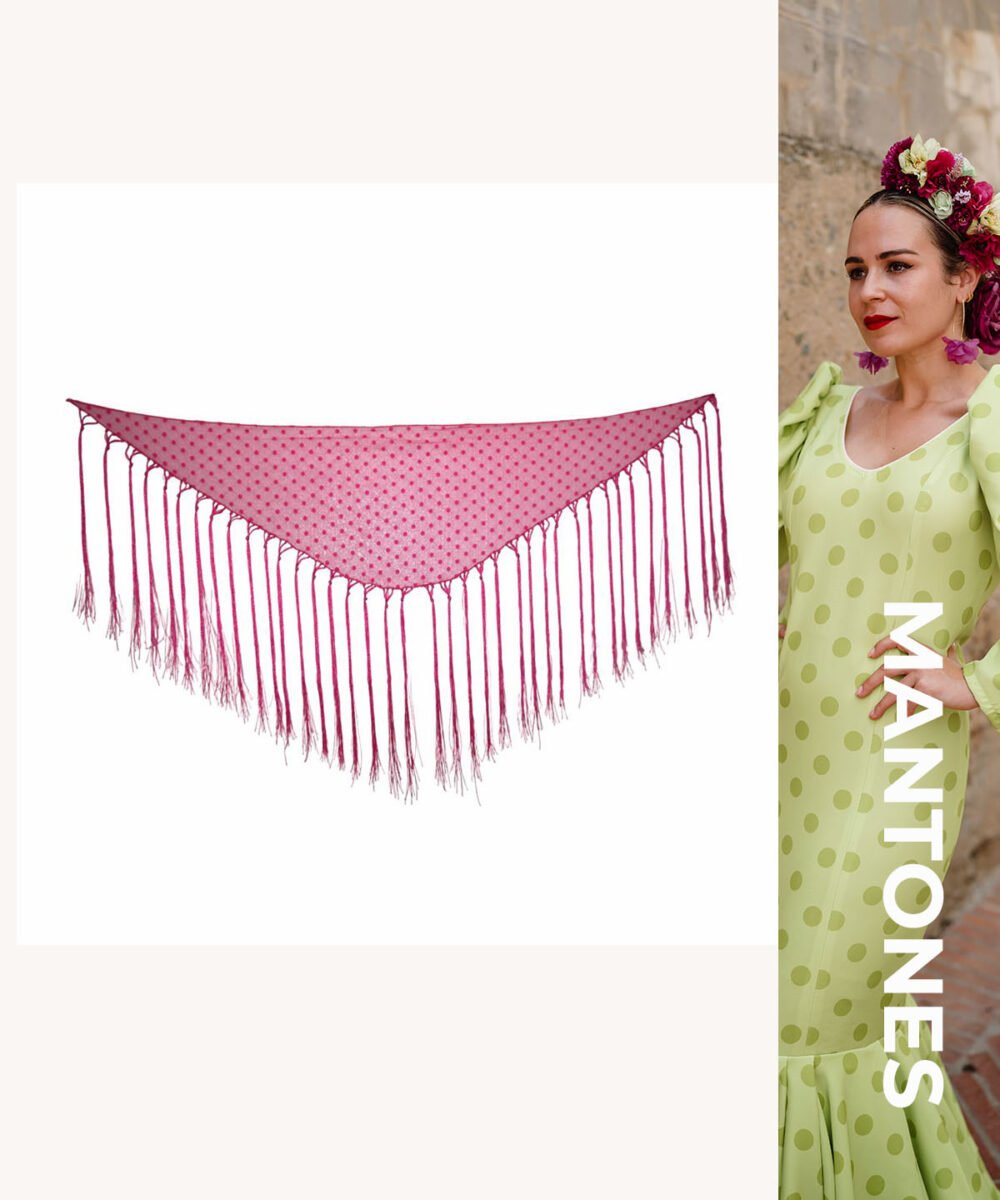 LBF mantón de flamenca plumeti adulto - Imagen 2