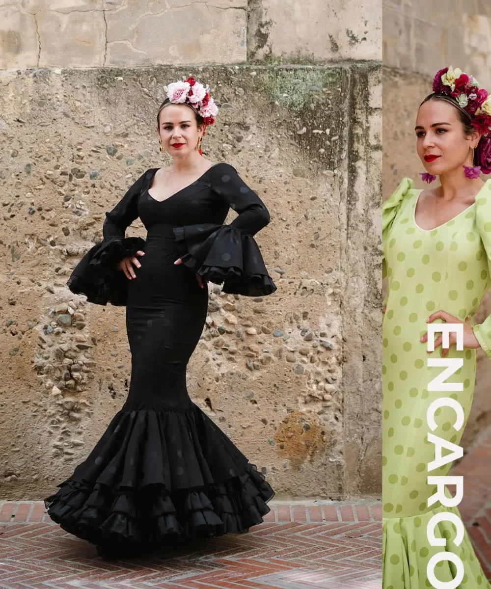 LBF Traje de flamenca Clavel por encargo