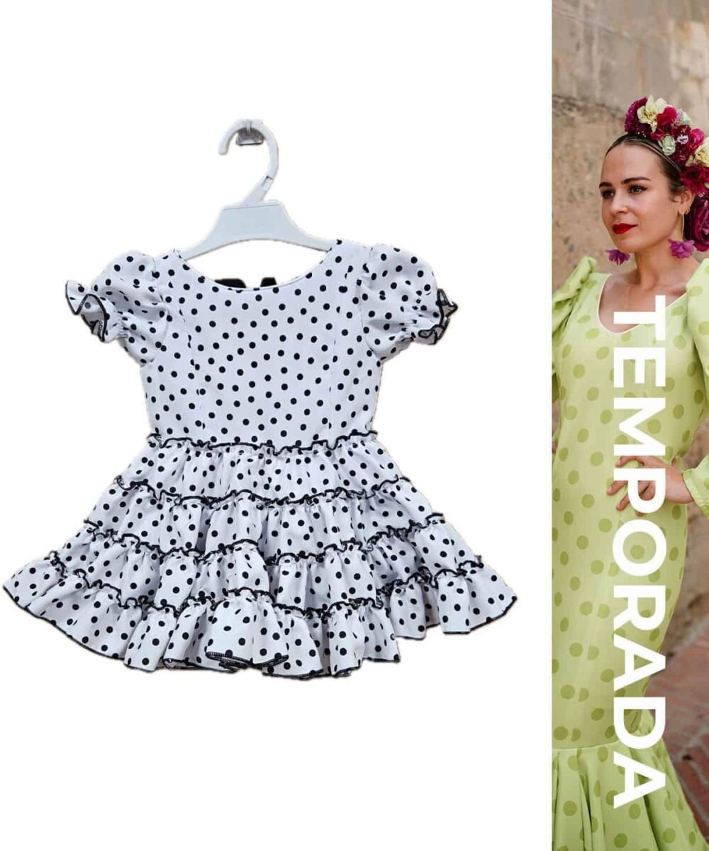LBF Traje de flamenca Córdoba niña. Tallas 1-8 varios colores - Imagen 9