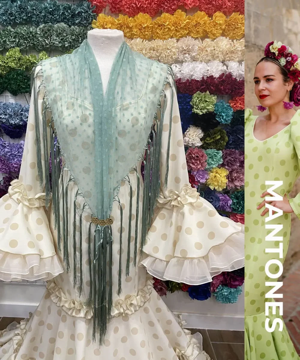 LBF mantón de flamenca plumeti adulto - Imagen 13