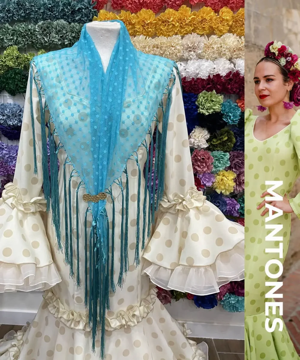 LBF mantón de flamenca plumeti adulto - Imagen 12