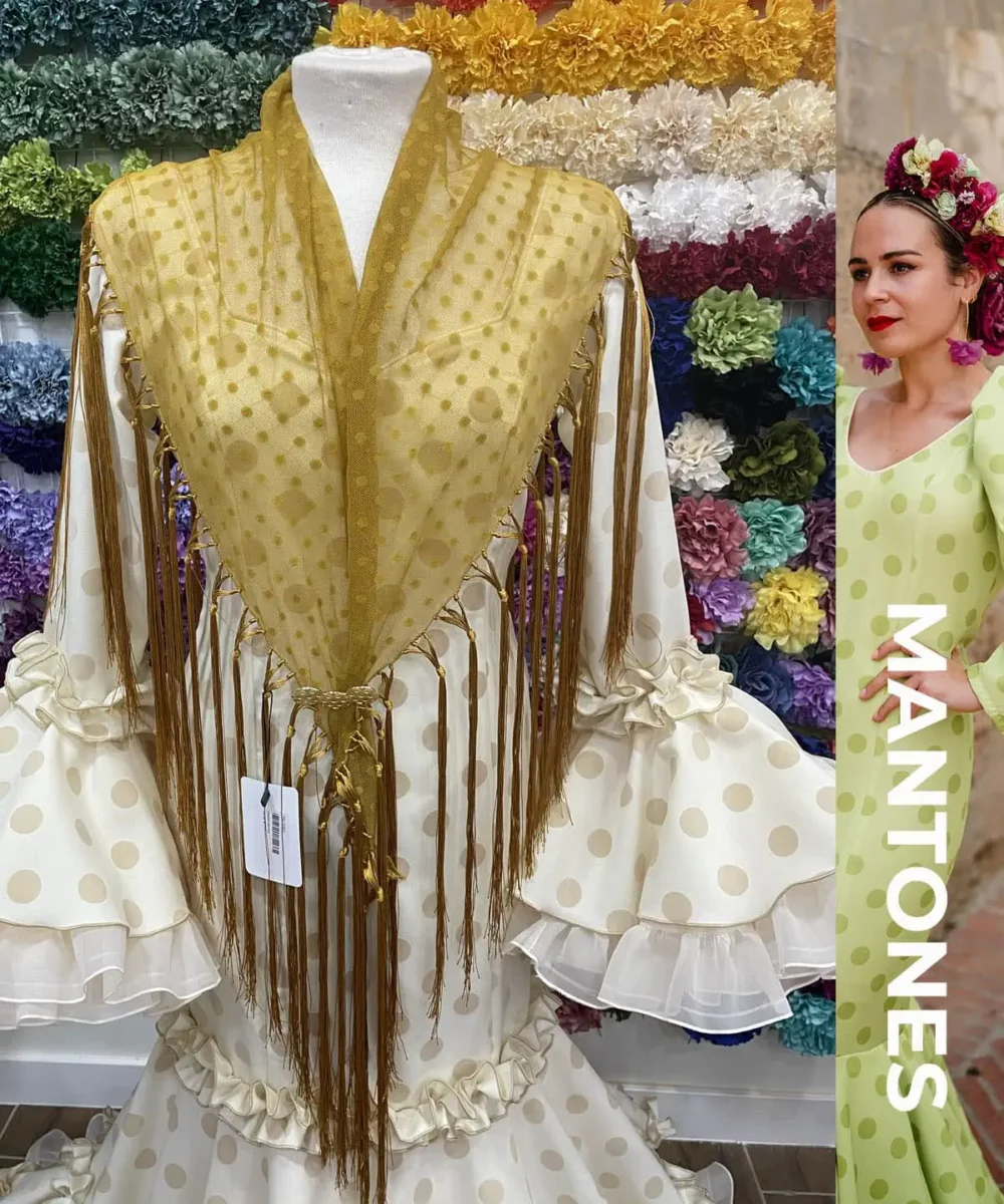 LBF mantón de flamenca plumeti adulto - Imagen 10