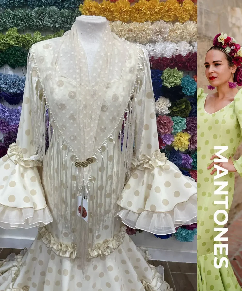 LBF mantón de flamenca plumeti adulto - Imagen 8