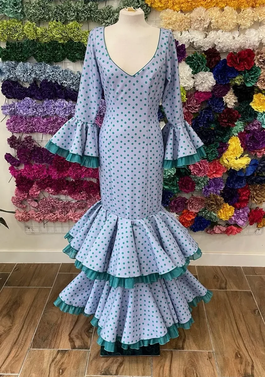 LBF Traje de  flamenca Alexandra. Talla 36