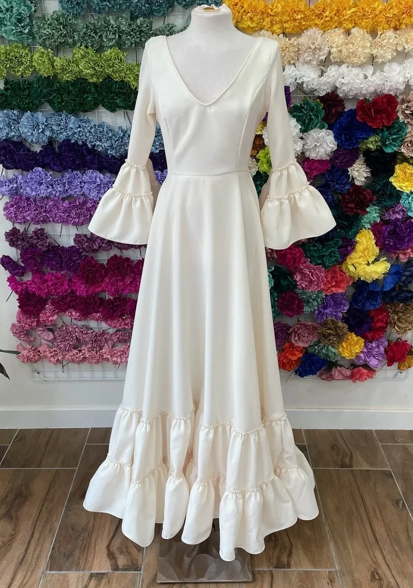 LBF Traje de  flamenca Bata Canastera. Talla 36