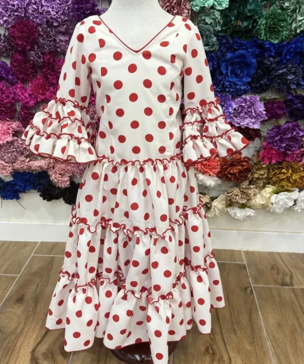 LBF Traje de flamenca niña strech cordoba. Talla 6