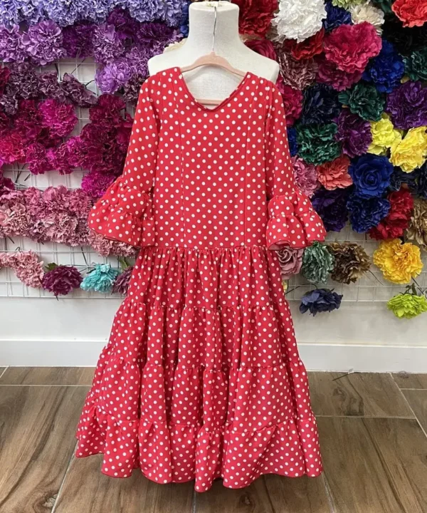 LBF Traje de flamenca niña Canastero. Talla 6