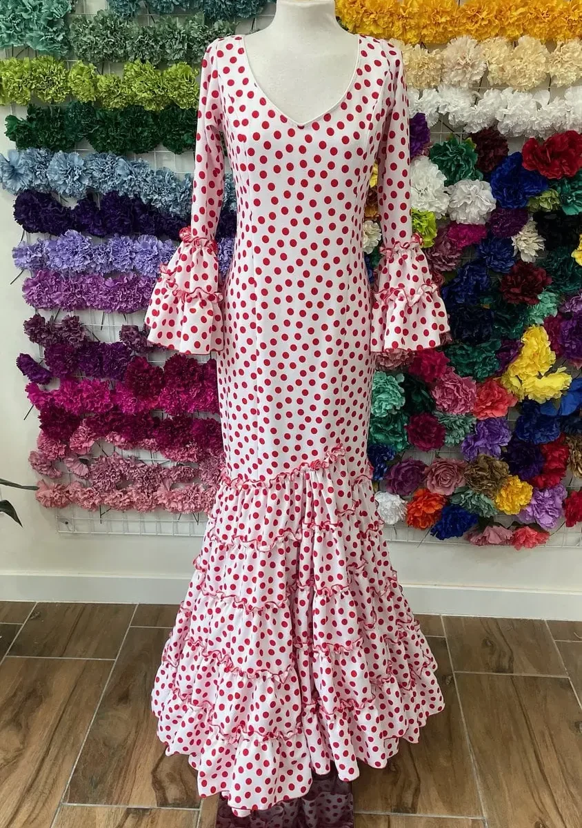 LBF Traje de  flamenca IRENE. Talla 40 Y 42 - Imagen 2