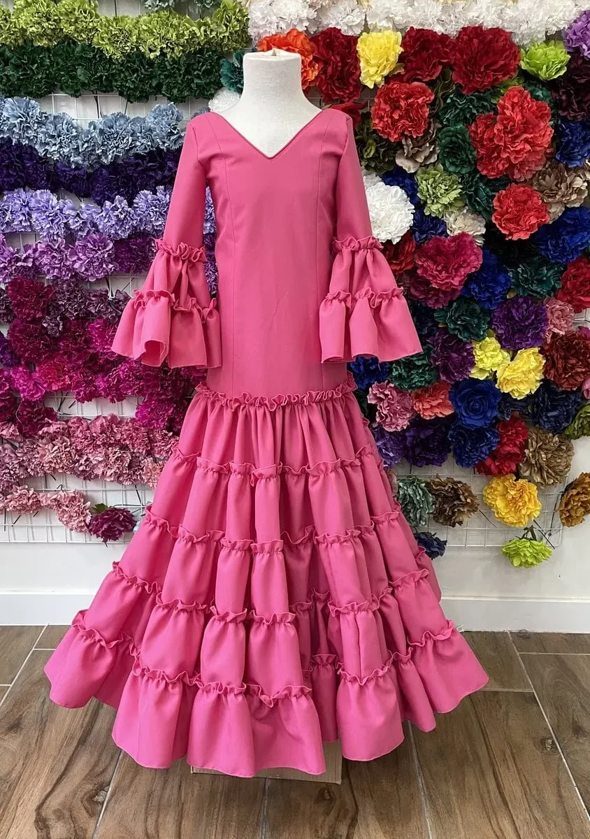 LBF Traje de flamenca niña Lupita. Talla 12
