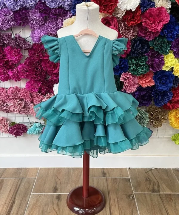 LBF Traje de flamenca niña Alexandra. Talla 6
