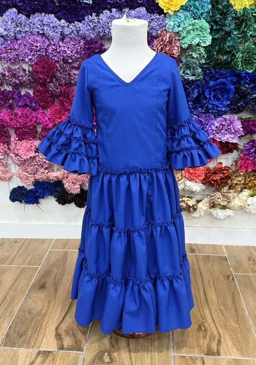 LBF Traje de flamenca niña strech cordoba. Talla 6, 8 y 10