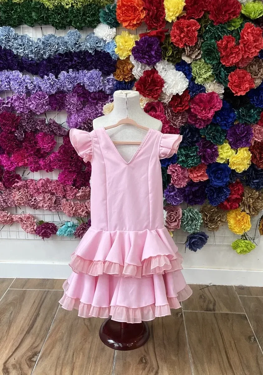 LBF Traje de flamenca niña strech Alexandra. Talla 8