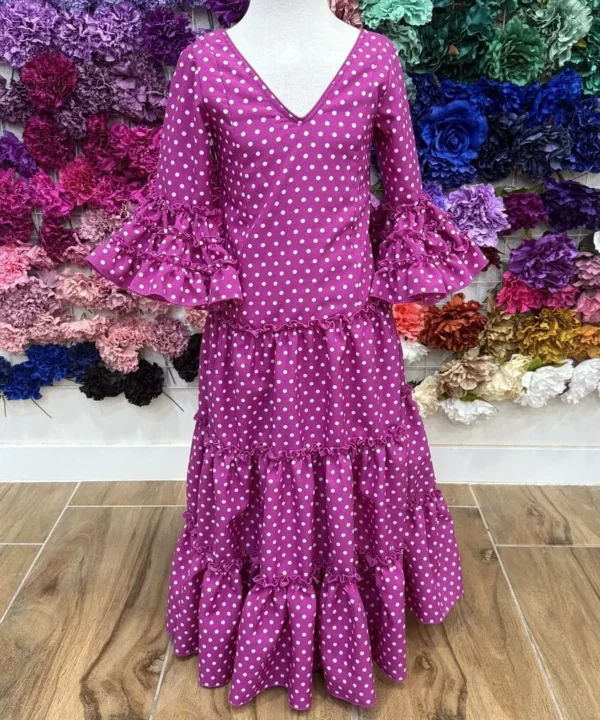 LBF Traje de flamenca niña strech cordoba. Talla 6