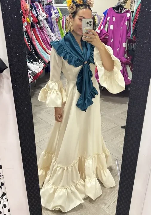 LBF Traje de  flamenca Bata Canastera. Talla 36