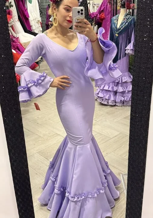 LBF Traje de flamenca Leonor. Talla 38
