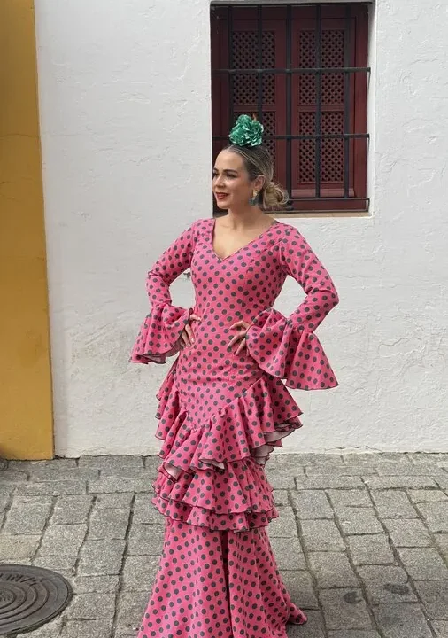 LBF Traje de  flamenca CARLA. Talla 38
