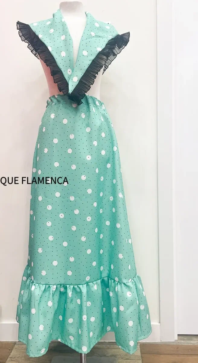 LBF   Conjunto falda y pico de flamenca. Talla única