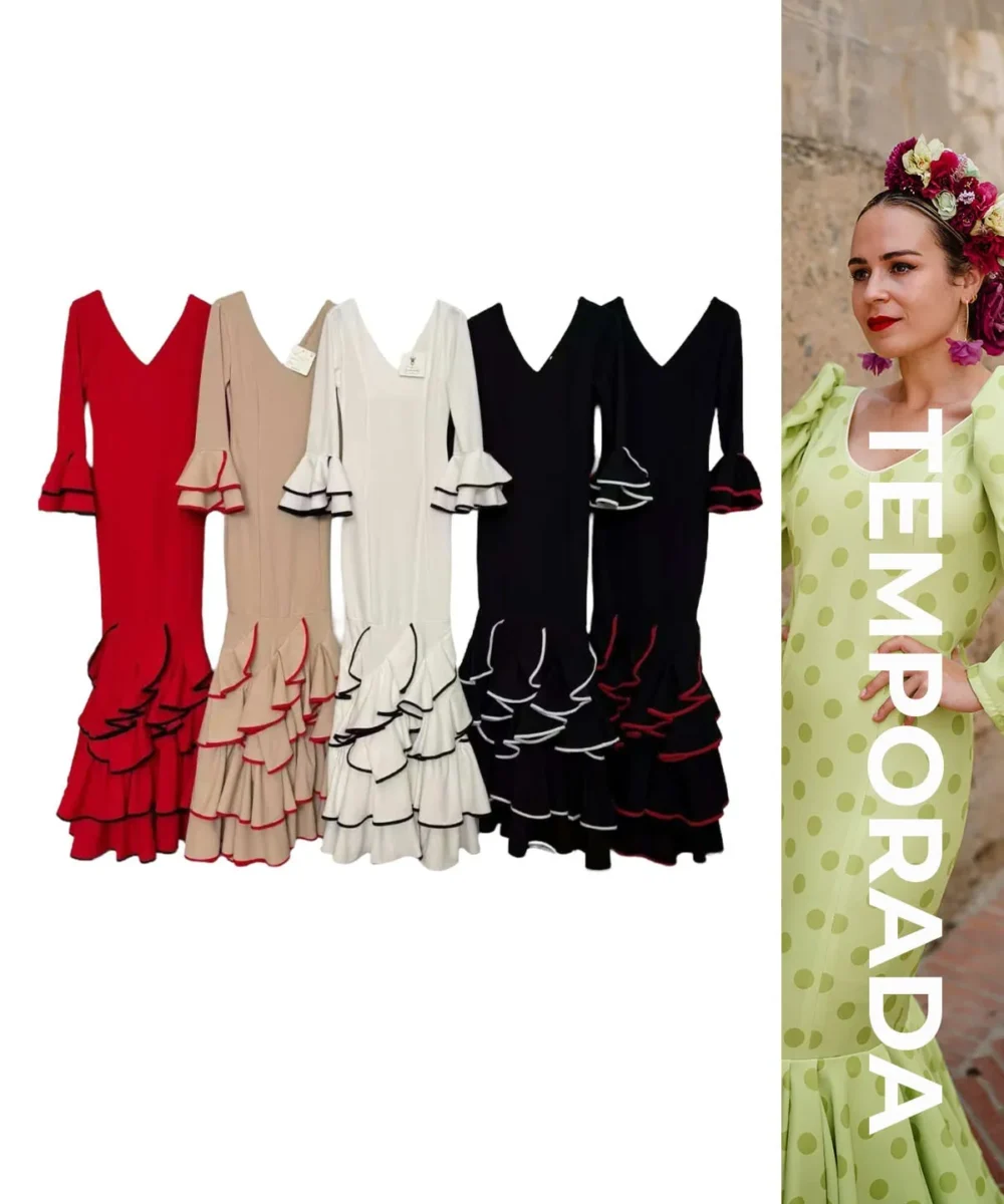 LBF Traje de flamenca Canales. Talla  xs-xxl