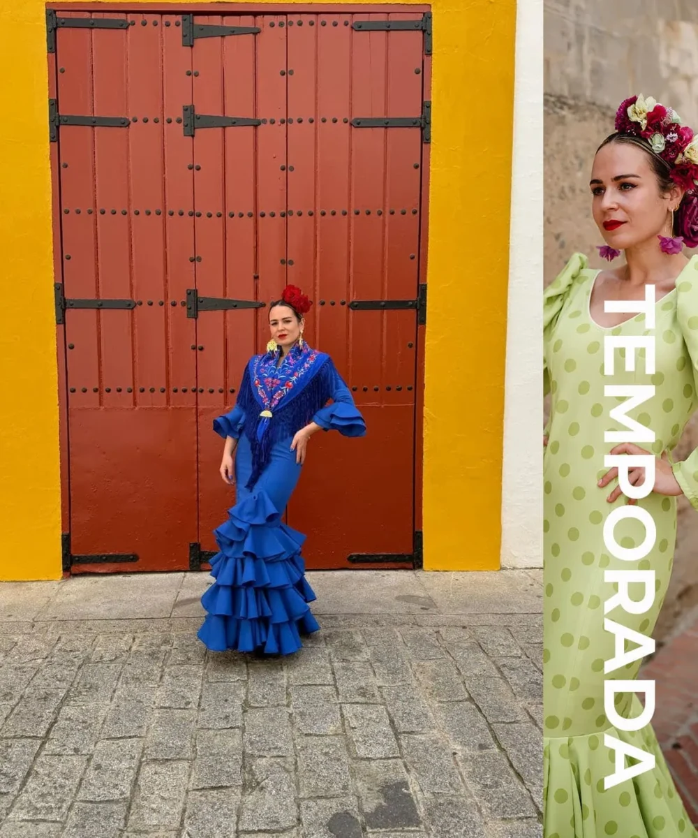 LBF Traje de flamenca SEVILLA. Talla 62