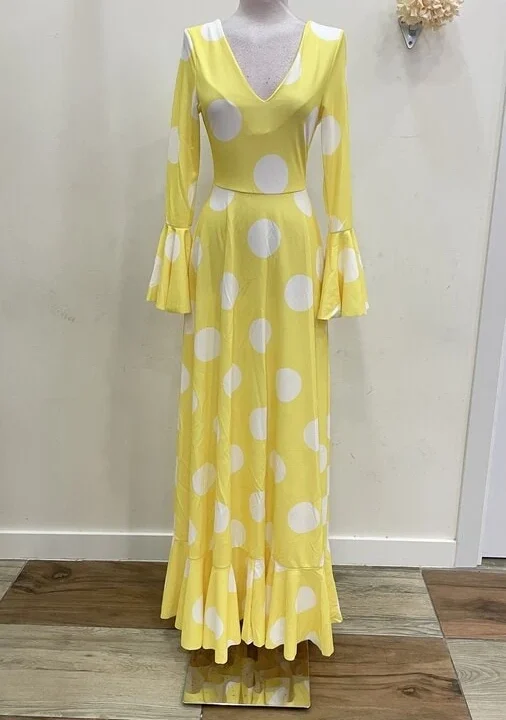 LBF Traje de flamenca LYCRA. Talla xs-s