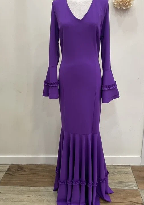 LBF Traje de flamenca canastero con garrucha. Talla XS-S