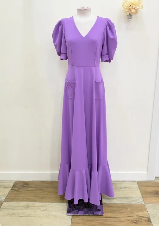 LBF Traje de flamenca bata bolsillos. Talla XS-S