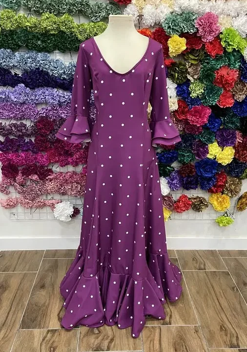 LBF Traje flamenca bata cejas. Talla 54
