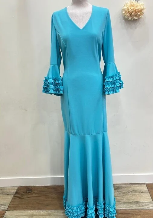 LBF Traje de flamenca canastero con garrucha. Talla M-L
