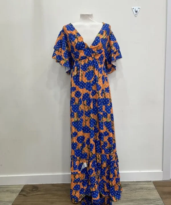 LBF Traje de flamenca bata estampada. Talla única