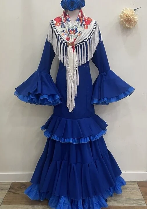 LBF Traje de flamenca Alejandra. Talla 36 a 46