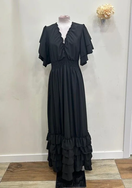 LBF Traje de flamenca bata volantes. Talla única
