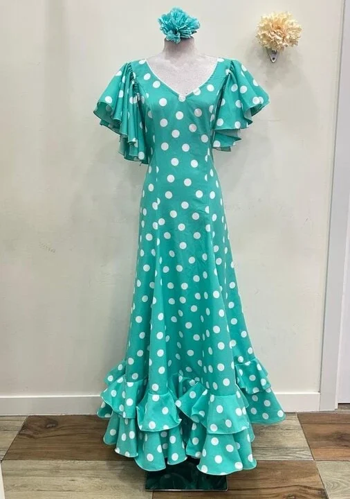 LBF Traje flamenca bata Miriam. Talla 40