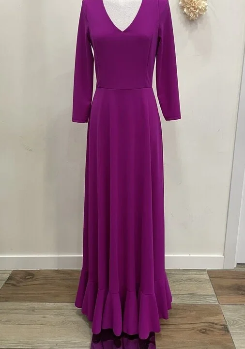 LBF Traje de flamenca  bata lycra. Talla M-L