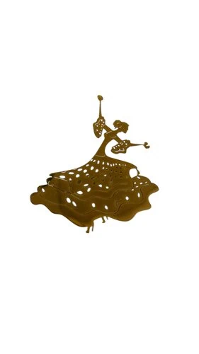 LBF Broche flamenca.