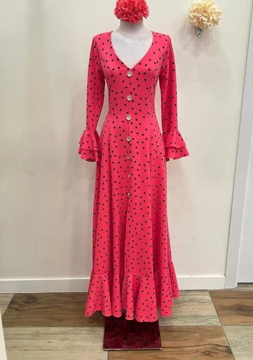 LBF Traje de flamenca LYCRA bioelastica. Talla 40