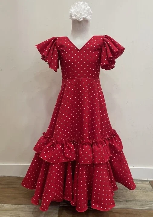 LBF Traje de flamenca  Miriam strech. Talla 4