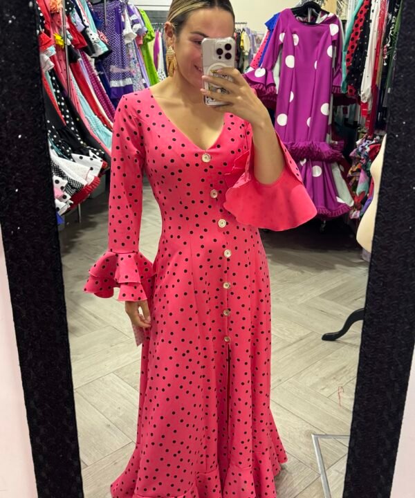 LBF Traje de flamenca LYCRA bioelastica. Talla 40