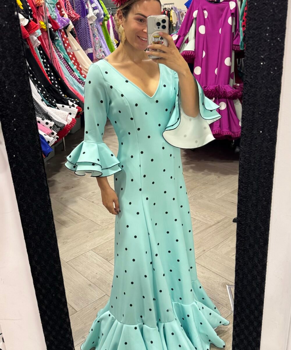 LBF Traje de flamenca Lycra bioelastica. Talla 46