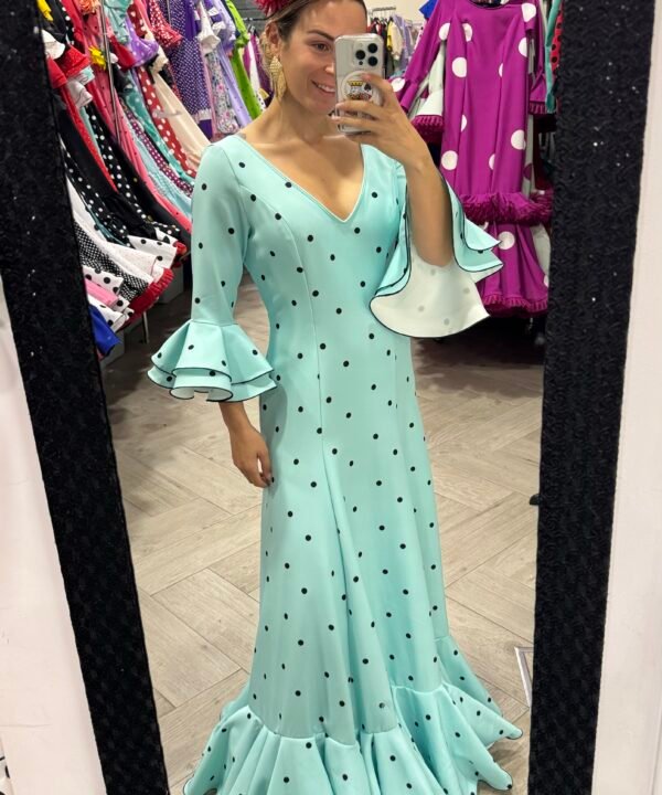 LBF Traje de flamenca Lycra bioelastica. Talla 46