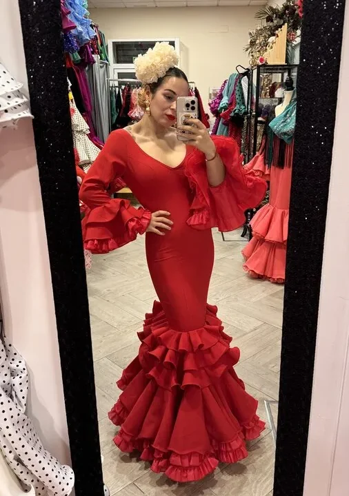 LBF Traje de flamenca Macu. Talla 38