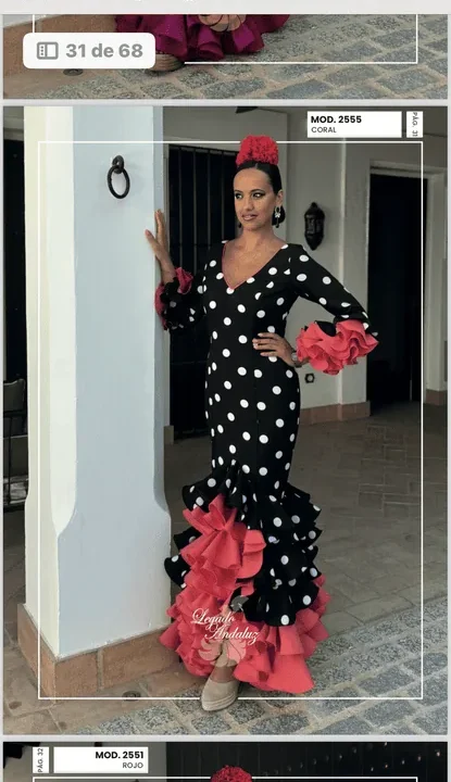 LBF Traje de flamenca Torrehiguera. Talla 44