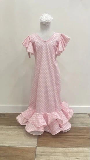 LBF Traje de flamenca  Bata strech. Talla 6