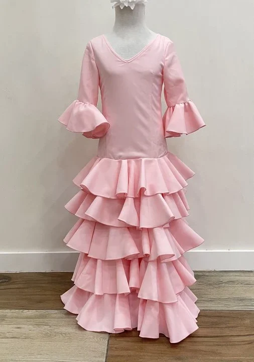 LBF Traje de flamenca  Azahar strech. Talla 8