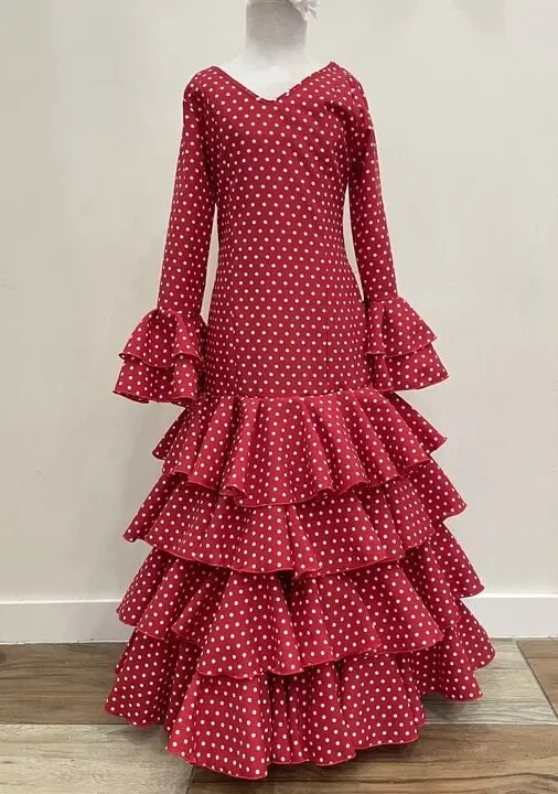 LBF Traje de flamenca Azahar strech. Talla 12