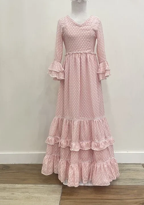 LBF Traje de flamenca  Bata gasa. Talla 6