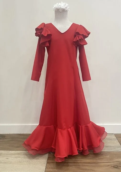 LBF Traje de flamenca bata strech. Talla 6