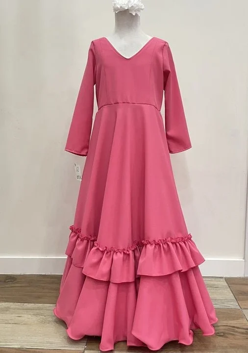 LBF Traje de flamenca  Bata strech. Talla 12